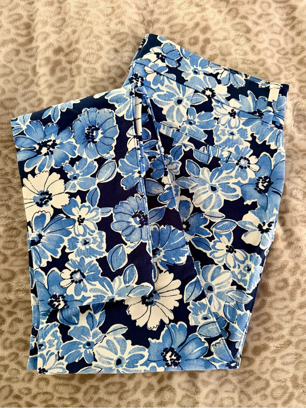 OLD NAVY Blue Floral Women's Pants